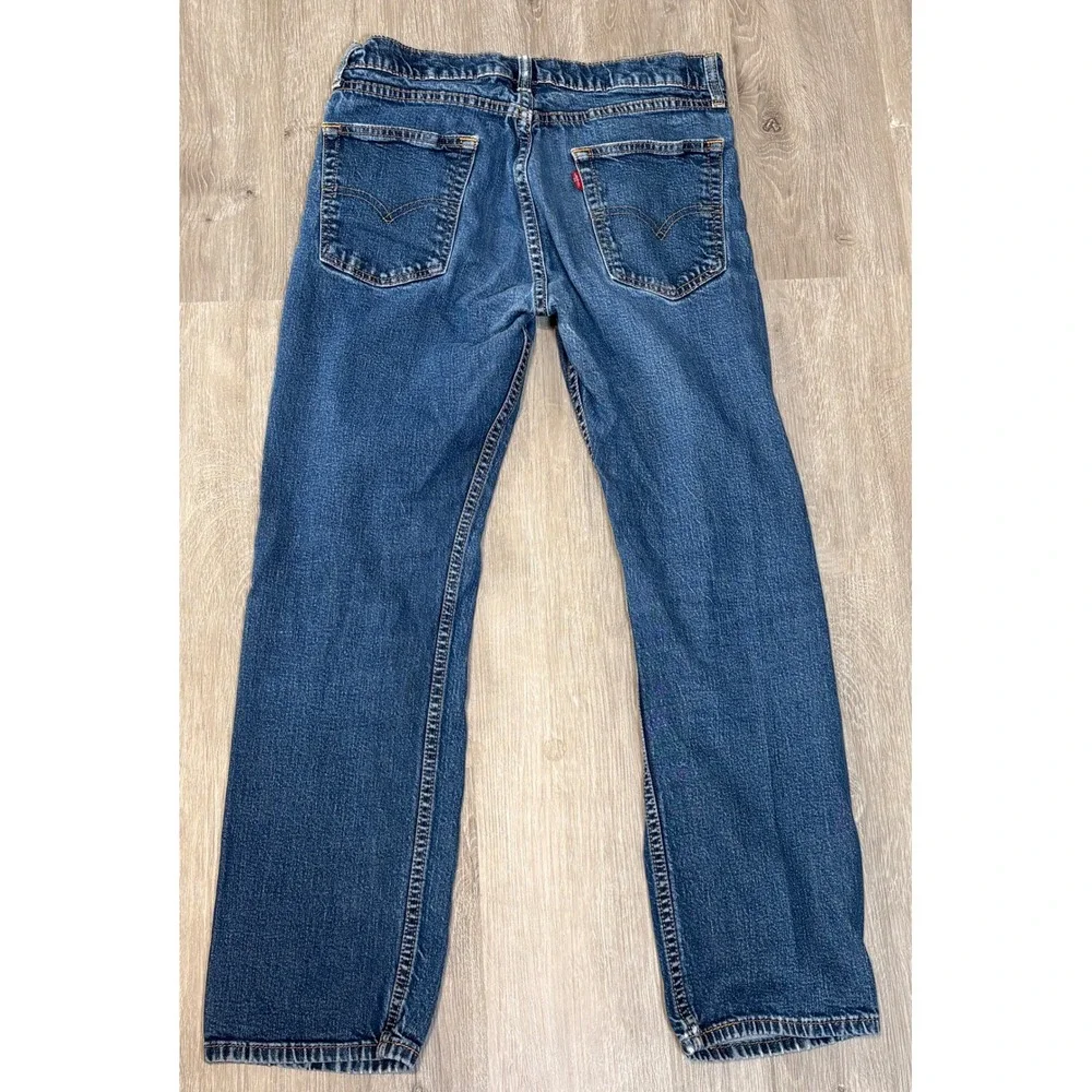 Levis 513 Slim Straight Jeans Mens 32x30 Blue Denim Medium Wash 08513-0942